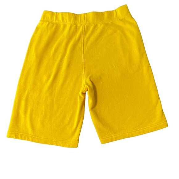 Abercrombie Kids Spell Out Sweat Shorts Kids Size 15-16 Yellow Casual Athleisure - Picture 5 of 11